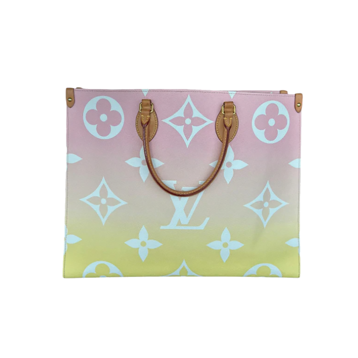 PRELOVED LOUIS VUITTON BY THE POOL MONOGRAM GM IN YELLOW/PINK