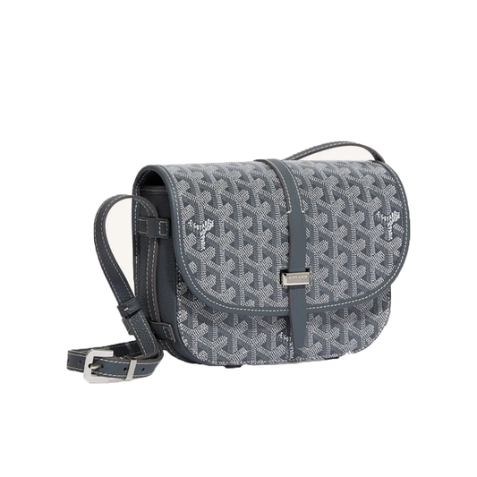 GOYARD BELVEDERE PM BAG IN GREY