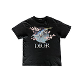DIOR SORAYAMA DINOSAUR T-SHIRT IN BLACK