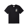 CASABLANCA LA NIGHT LOGO PRINT T-SHIRT IN BLACK