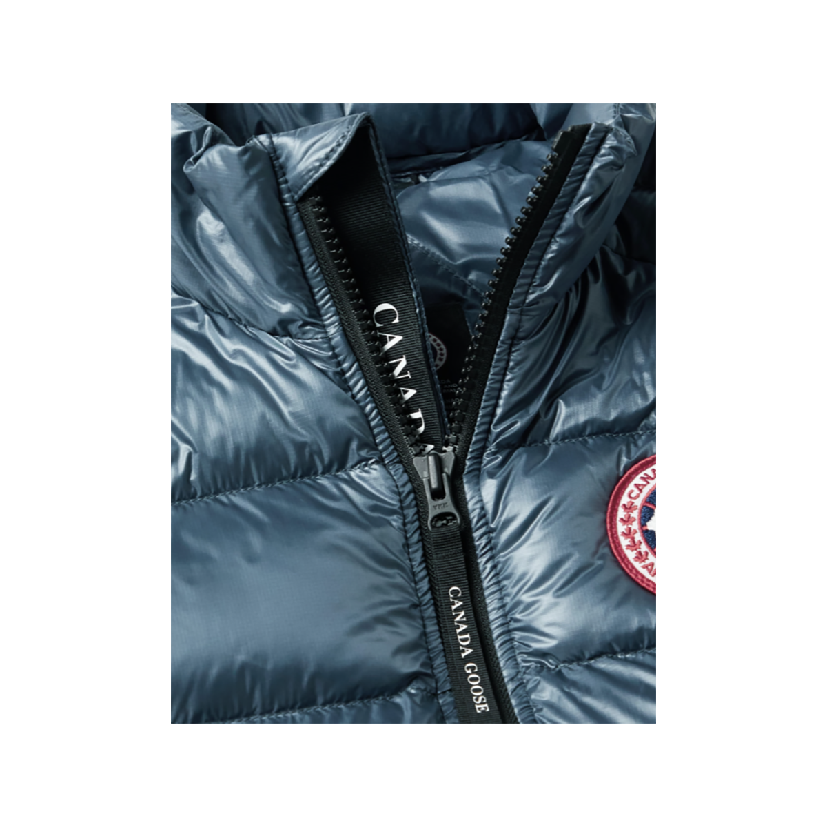 CANADA GOOSE CROFTON SLIM-FIT QUILTED DOWN GILET IN BLUE