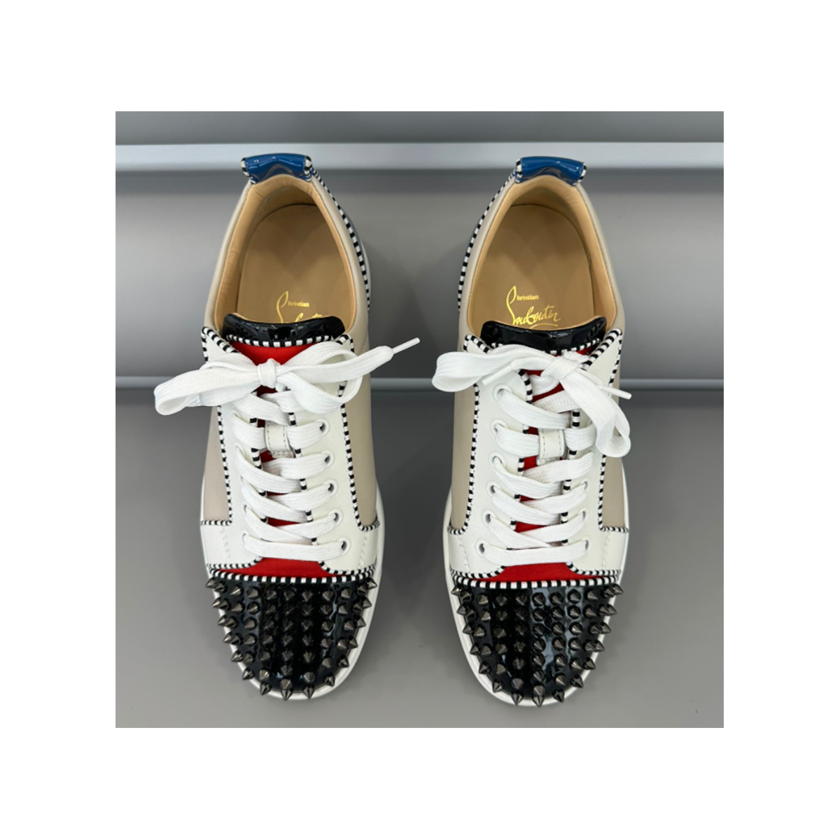PRELOVED CHRISTIAN LOUBOUTIN ORLATO SPIKE TRAINERS
