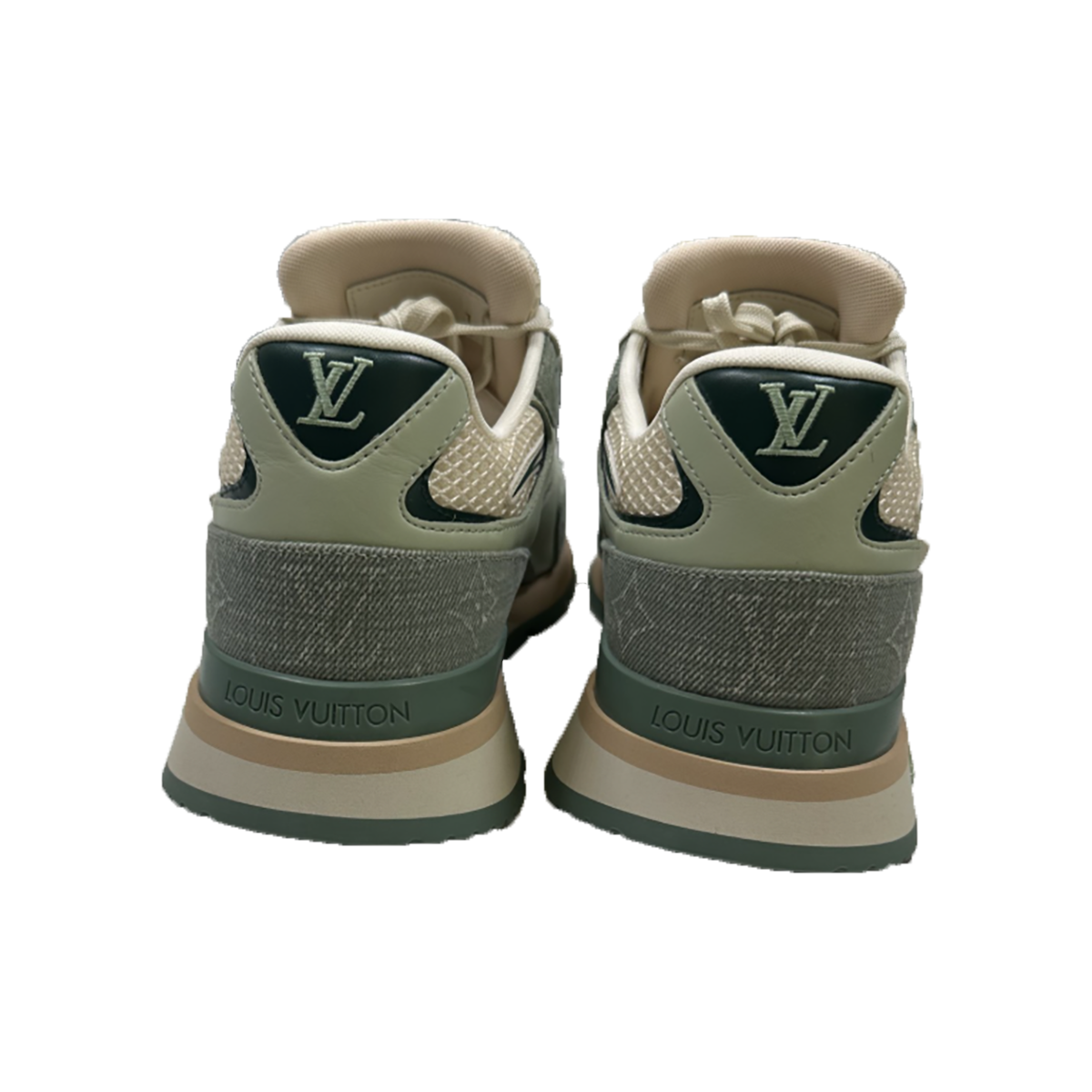 PRELOVED LOUIS VUITTON RUN AWAY TRAINERS IN GREEN