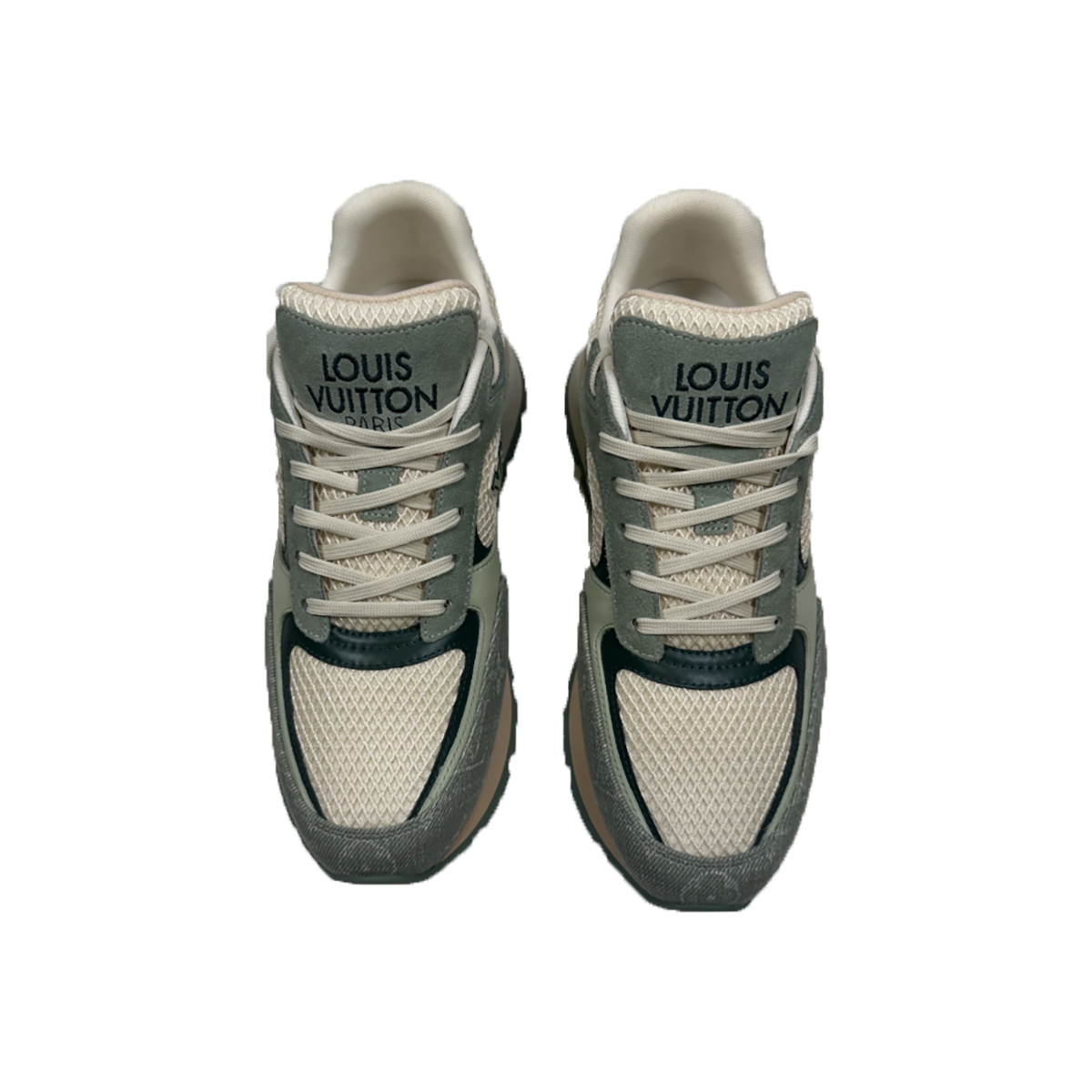 PRELOVED LOUIS VUITTON RUN AWAY TRAINERS IN GREEN
