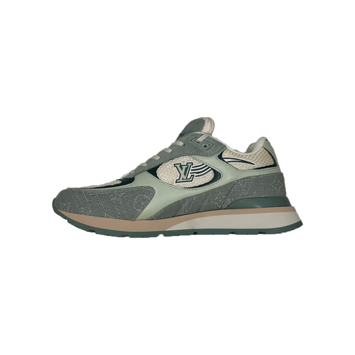 PRELOVED LOUIS VUITTON RUN AWAY TRAINERS IN GREEN
