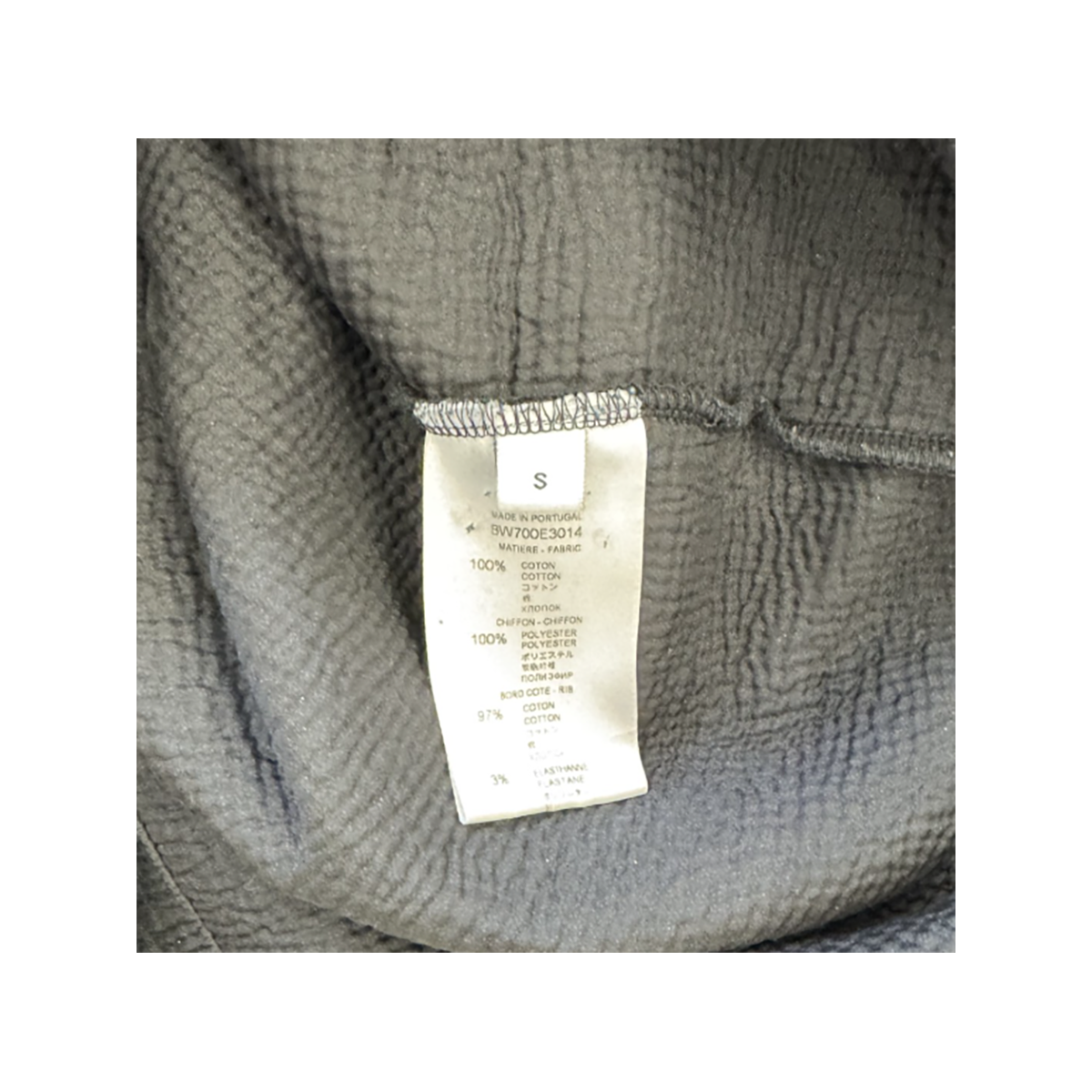 PRELOVED GIVENCHY DISTRESSED LOGO SWEATER IN BLACK
