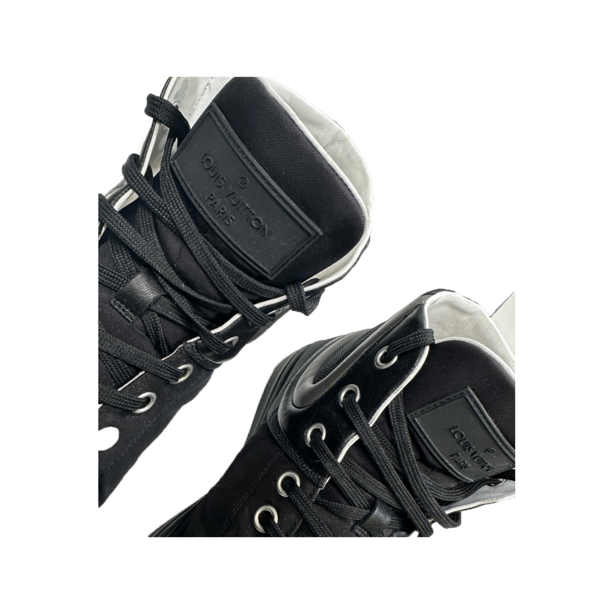 PRELOVED LOUIS VUITTON SPRINTER HIGH-TOP TRAINER IN BLACK