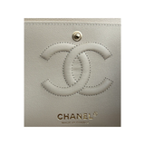 PRELOVED CHANEL BEIGE CAVIAR QUILTED MEDIUM FLAP BAG