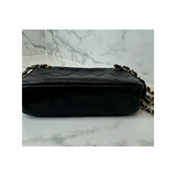 CHANEL QUILTED CHAIN SHOULDER BAG IN BLACK