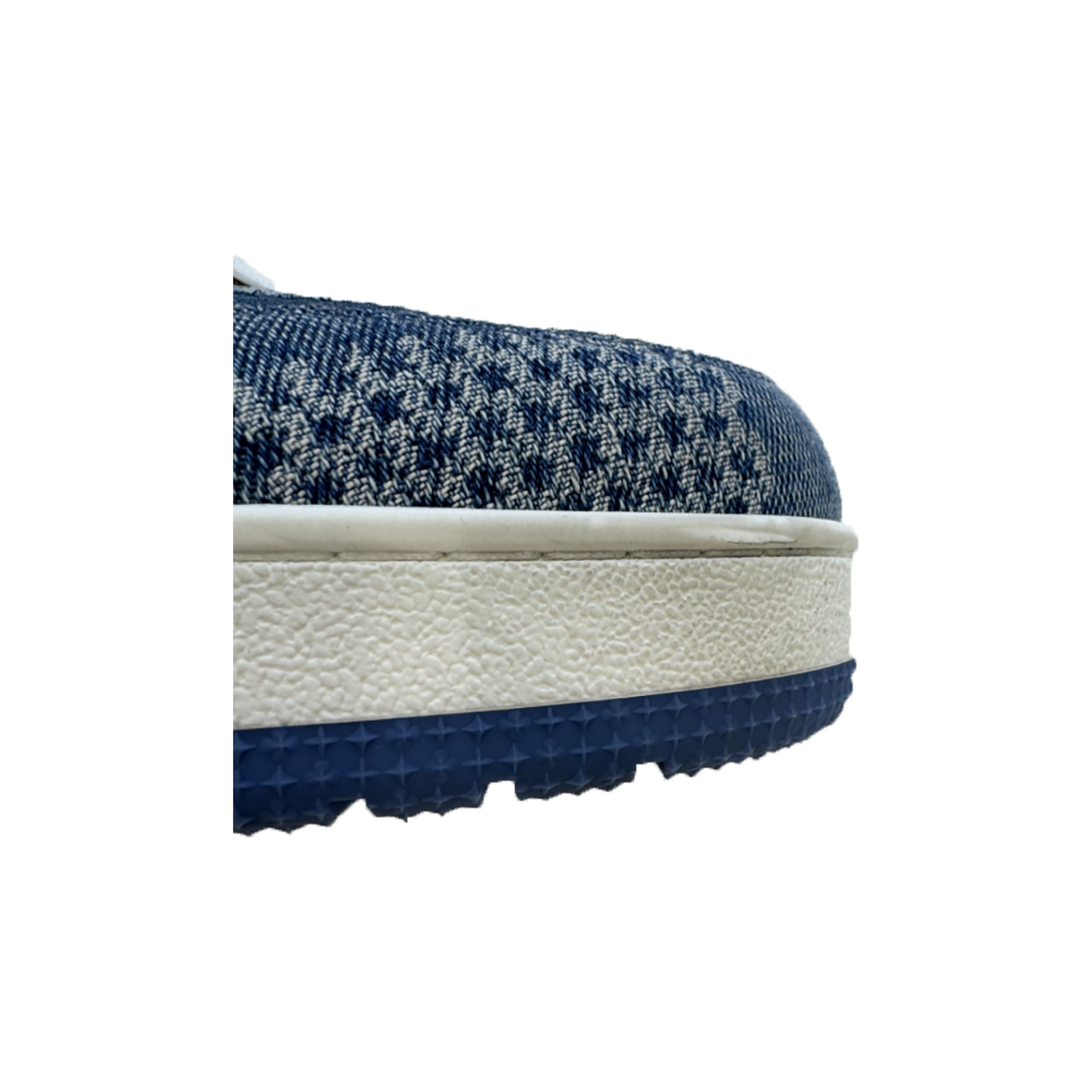 PRELOVED LOUIS VUITTON BLUE DAMIER 3D DENIM TRAINERS