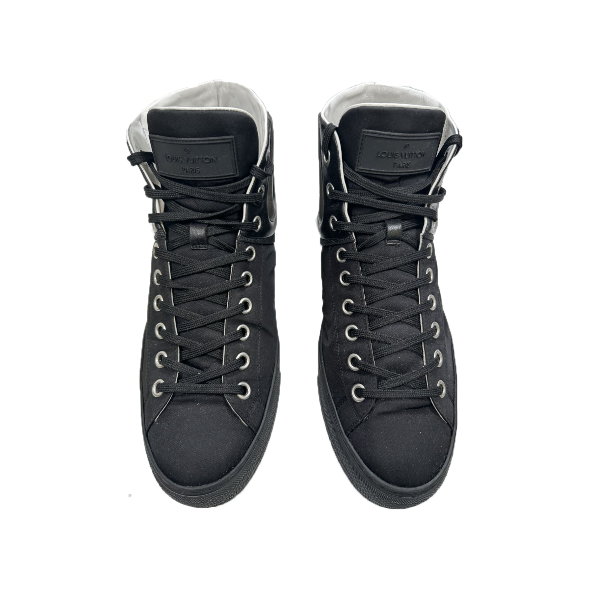 PRELOVED LOUIS VUITTON SPRINTER HIGH-TOP TRAINER IN BLACK