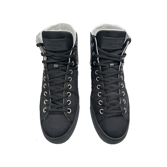 PRELOVED LOUIS VUITTON SPRINTER HIGH-TOP TRAINER IN BLACK