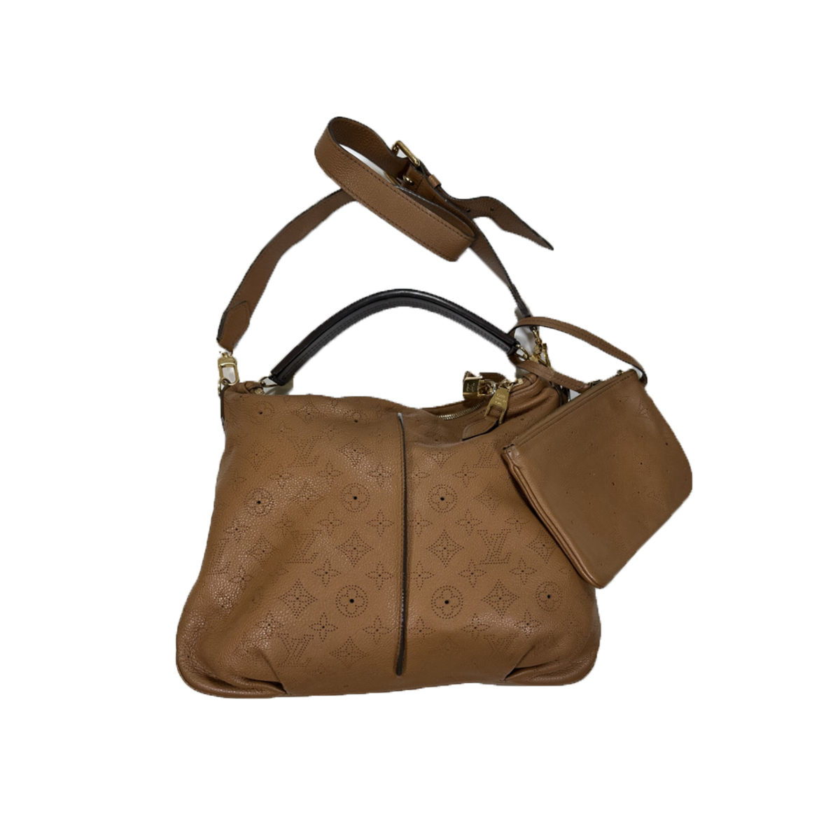 PRELOVED LOUIS VUITTON MAHINA SELENE PM IN CARAMEL