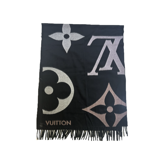 PRELOVED LOUIS VUITTON ULTIMATE SCARF IN BLACK