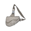 DIOR CROCHET SADDLE BAG IN BEIGE