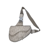 DIOR CROCHET SADDLE BAG IN BEIGE