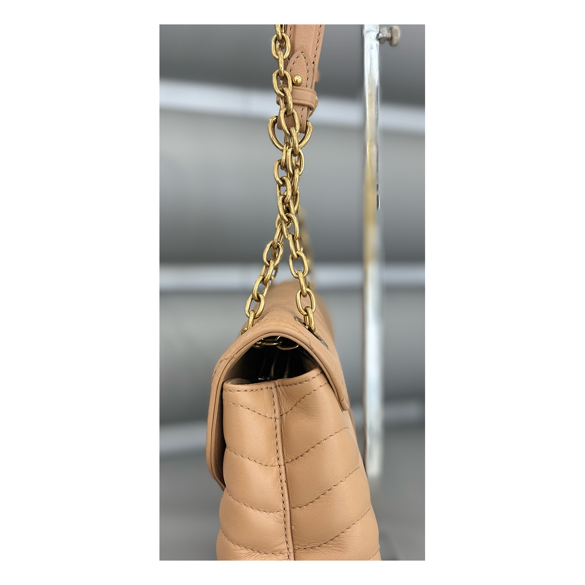 PRELOVED LOUIS VUITTON WAVE BAG IN BEIGE